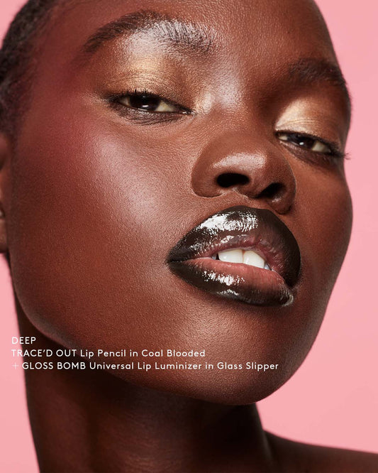 Trace'd Out Longwear Waterproof Pencil Lip Liner — Coal Blooded