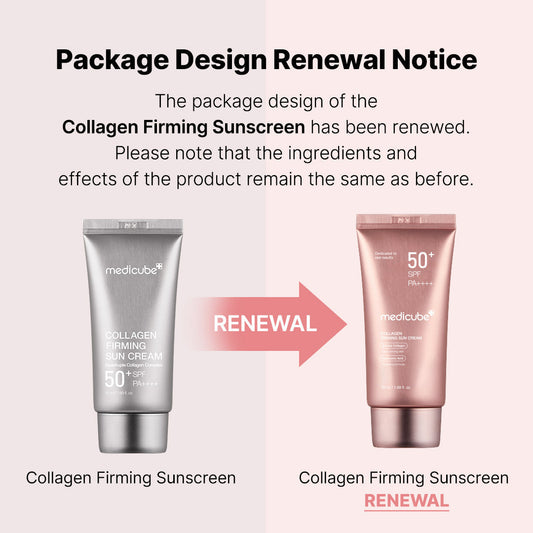 Medicube Collagen Firming Sun Cream 50ml | Wrinkle Care Daily SPF