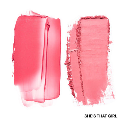 Mini Major Headlines Double-Take Crème & Powder Blush Duo