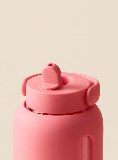 Rare Beauty x Bink 27oz Day Bottle (with Flip Cap & Lounge Straw Cap) - Happy