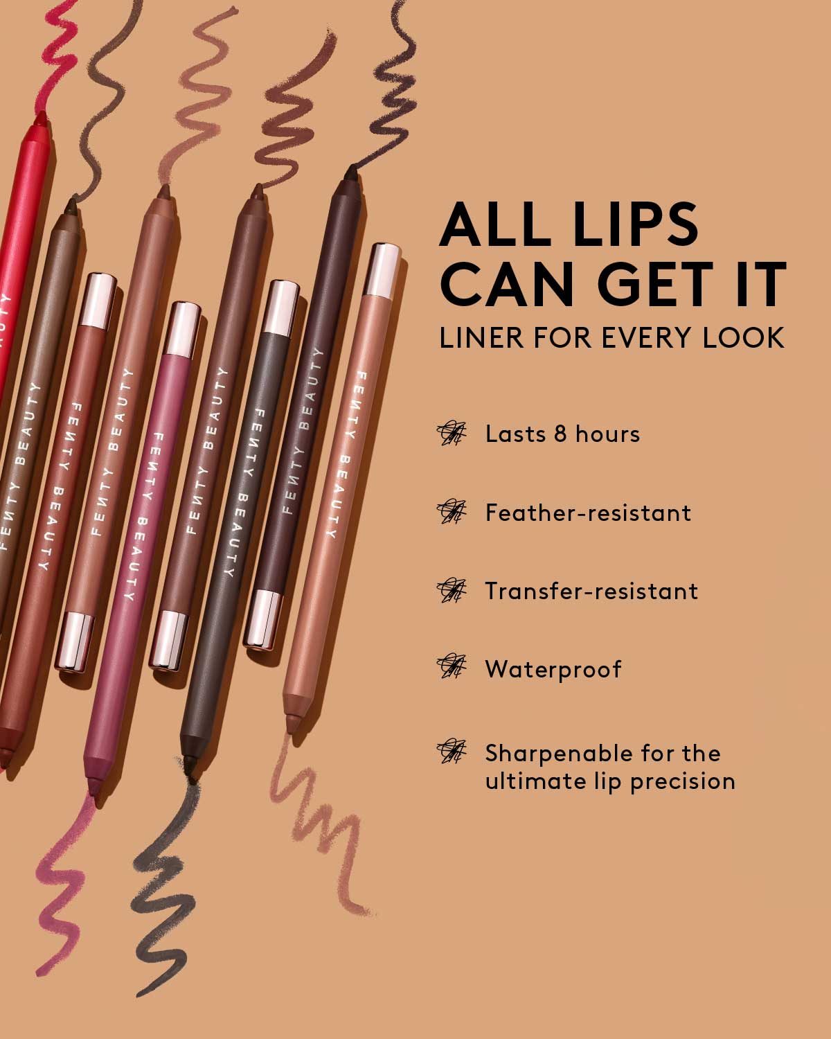 Trace'd Out Longwear Waterproof Pencil Lip Liner (immediate purchase)