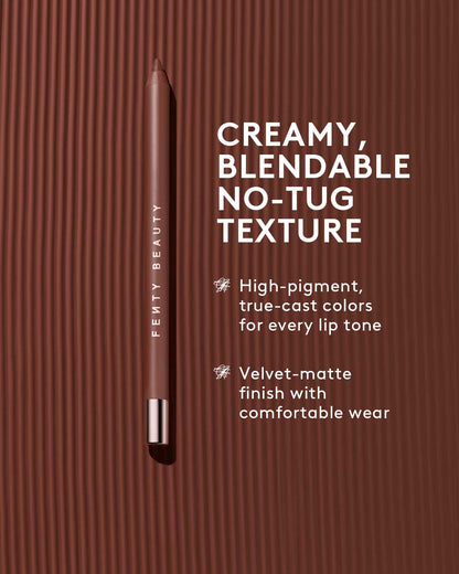 Trace'd Out Longwear Waterproof Pencil Lip Liner — Coal Blooded