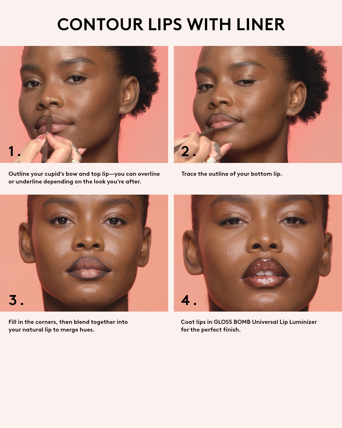 Trace'd Out Longwear Waterproof Pencil Lip Liner — Thugz Blush Too