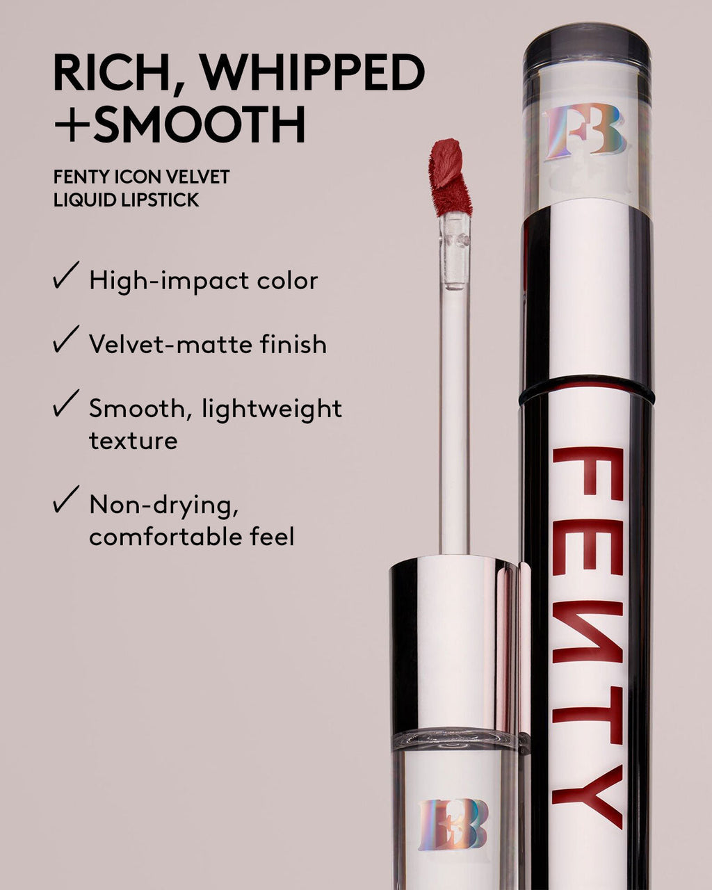 Fenty Icon Velvet Liquid Lipstick — RiRi