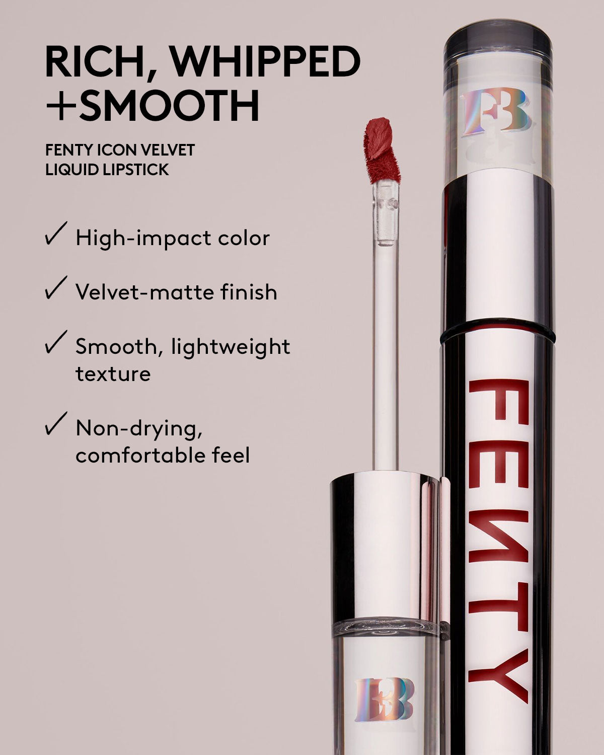 Fenty Icon Velvet Liquid Lipstick — H.B.I.C.