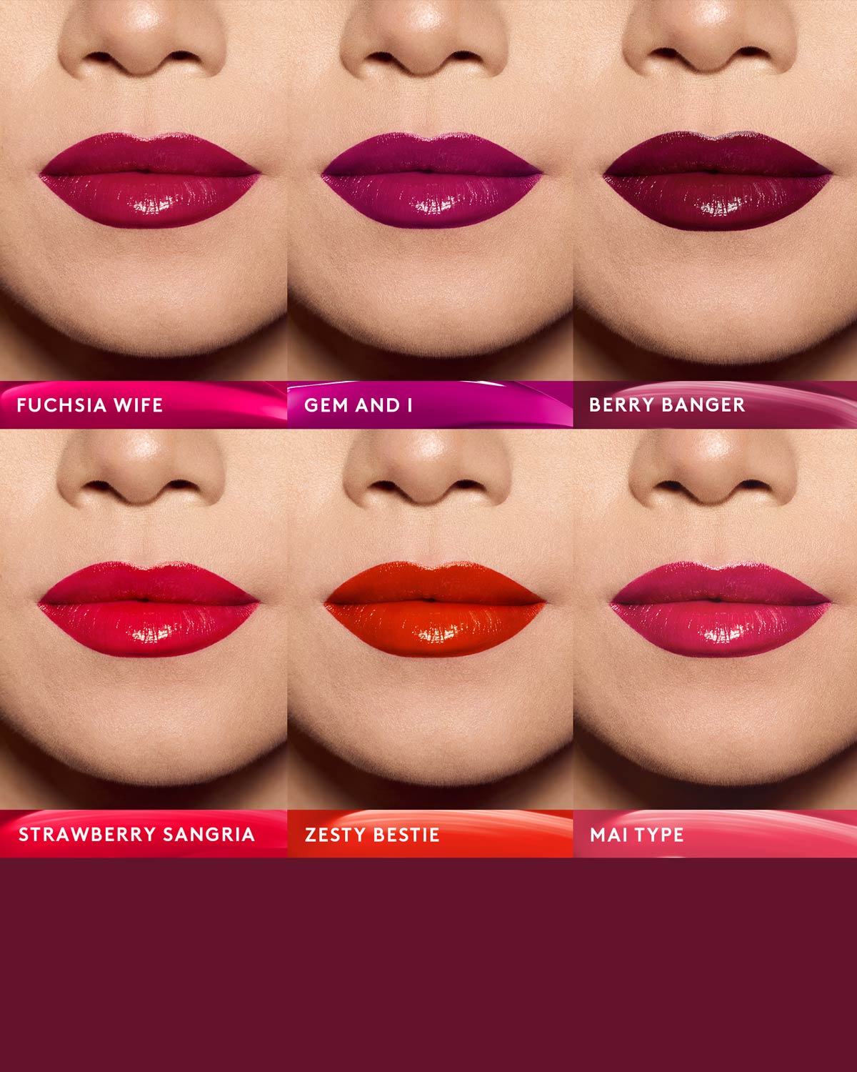 Poutsicle Hydrating Lip Stain — Summatime Collection: Fuchsia Wife