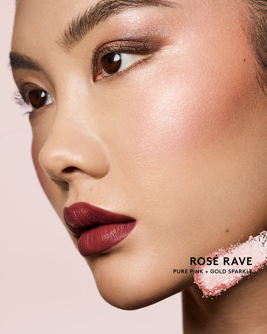 Diamond Bomb All-Over Diamond Veil — Rosé Rave
