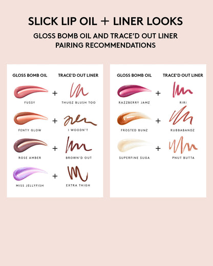 Fenty Beauty Gloss Bomb Oil Luminizing Lip Oil 'N Gloss — Razzberry Jamz
