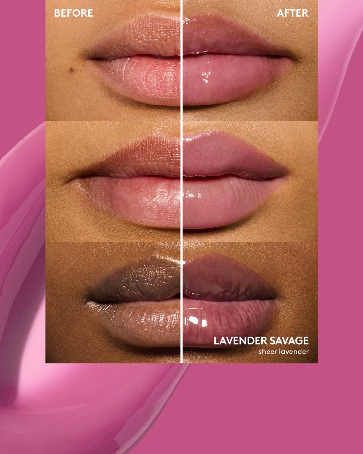 Gloss Bomb Heat Universal Lip Luminizer + Plumper — Lavender Savage