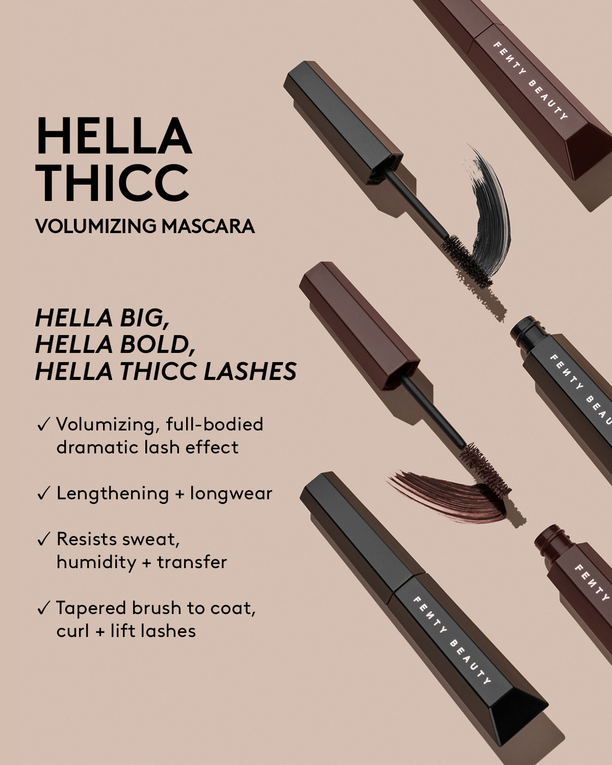 Fenty Beauty Hella Thicc Volumizing Mascara — Let'z Be Blunt