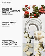Lux Balm Ultra-Hydrating Cherry Lip Balm with Barbados Cherry + Vitamin E
