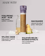 Hydra Vizor Huez Tinted Moisturizer Broad Spectrum Mineral SPF 30 Sunscreen Refill — 2