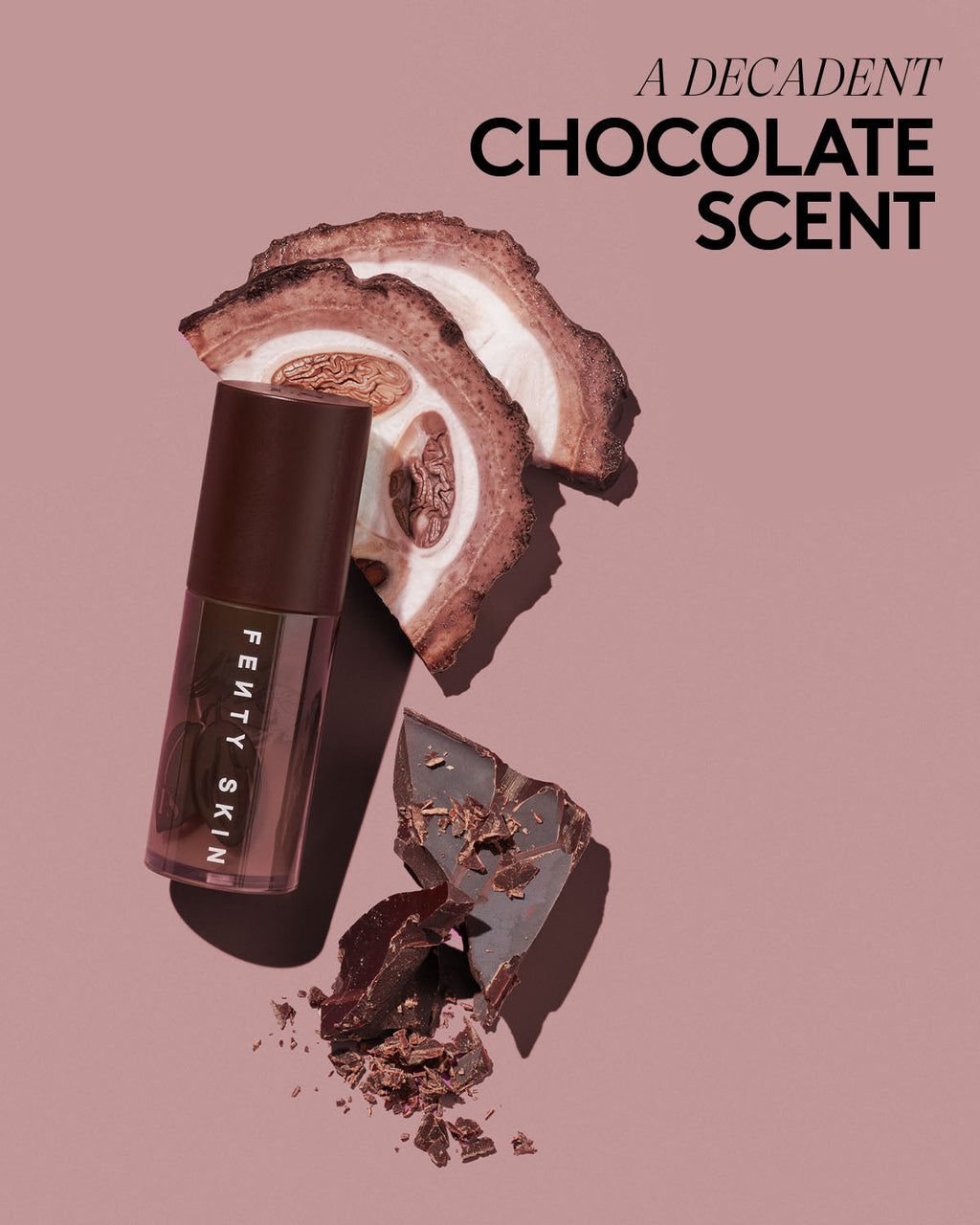Fenty Treatz Hydrating + Strengthening Lip Oil — Cacao