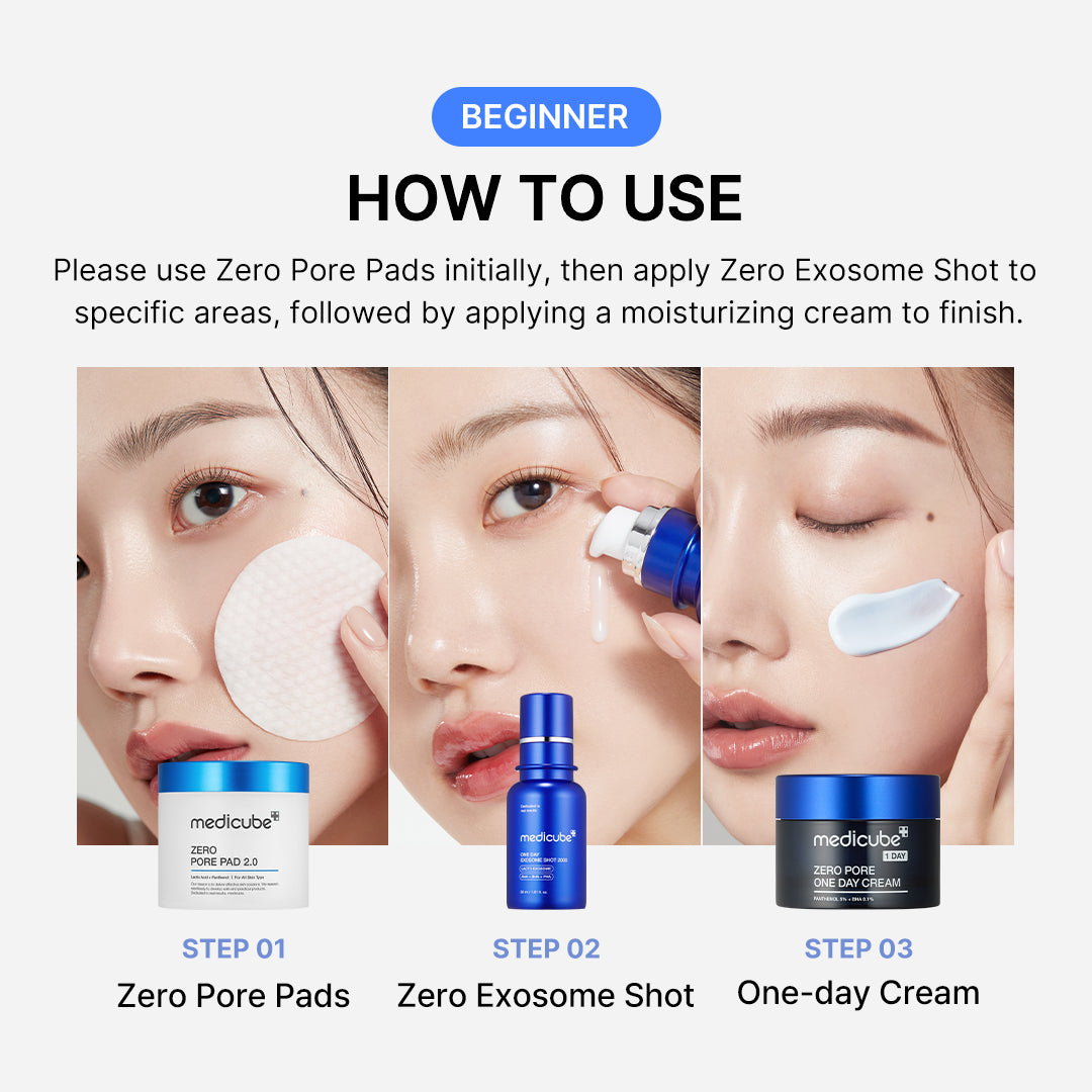 Medicube One Day Exosome Shot Pore Ampoule 7500 30ml | Pore & Elasticity Care