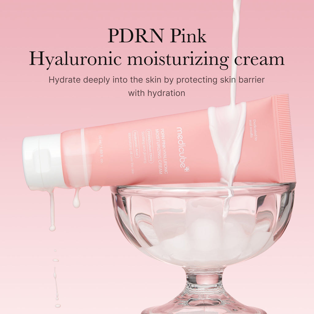 Medicube PDRN Pink Hyaluronic Moisturizing Cream 50ml | Deep Hydration & Glow
