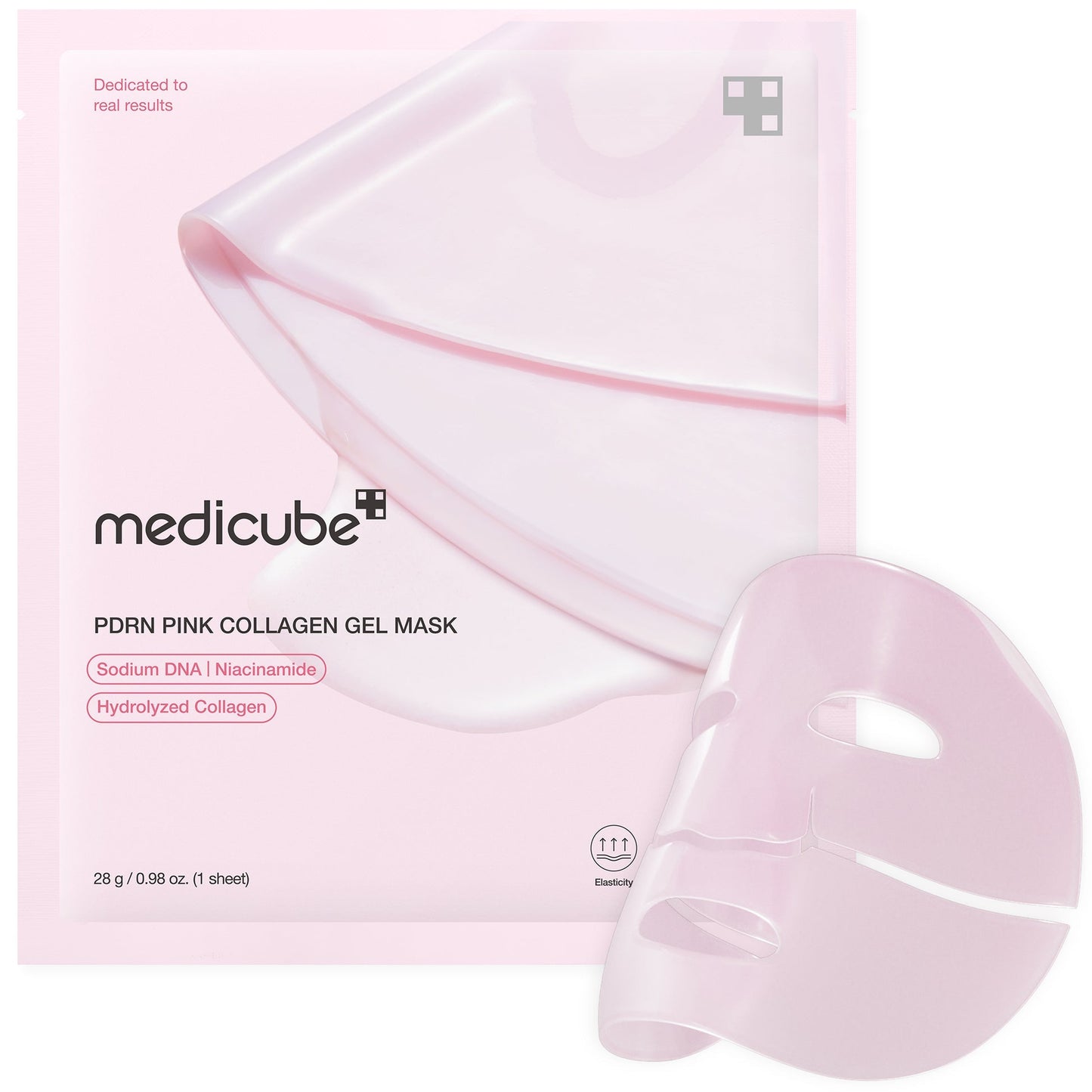 Medicube PDRN Pink Collagen Gel Mask (1 piece) | Elasticity & Glow Care