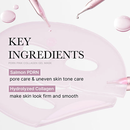 Medicube PDRN Pink Collagen Gel Mask (Set of 4pc) | Elasticity & Glow Care