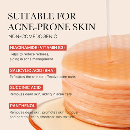 Medicube Red Succinic Acid Panthenol Peeling Pads (70pc)
