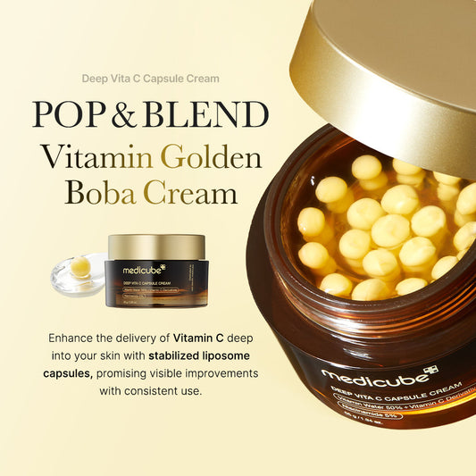 Medicube Deep Vita C Capsule Cream 55gm | Brightening & Elasticity
