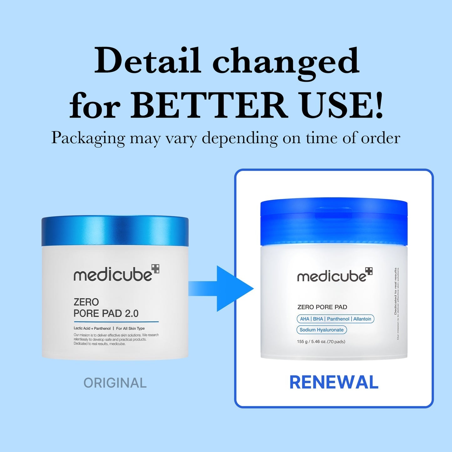Medicube Zero Pore Pad 70pads