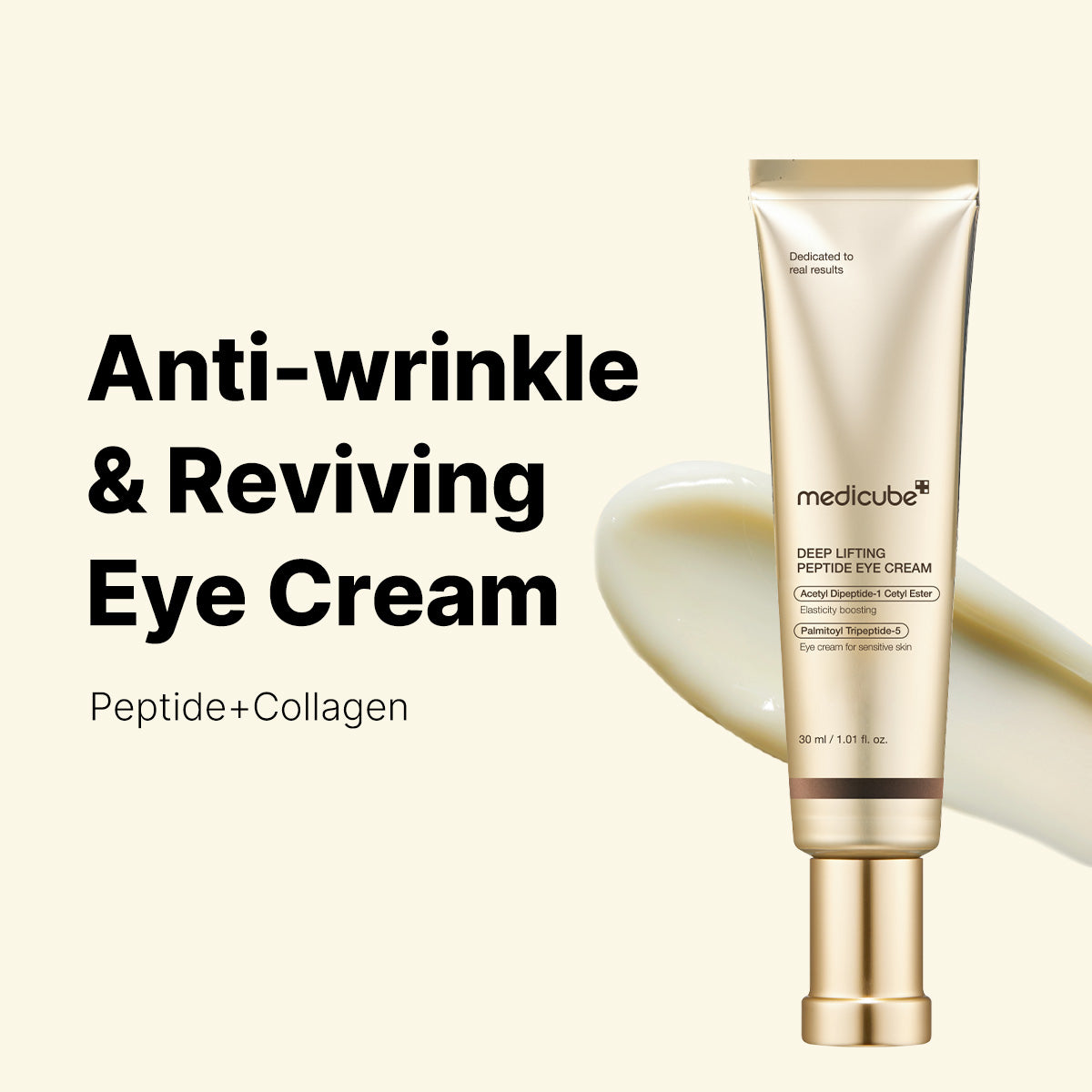 Medicube Deep Lifting Peptide Eye Cream For Face 30ml | Firming & Anti-Aging