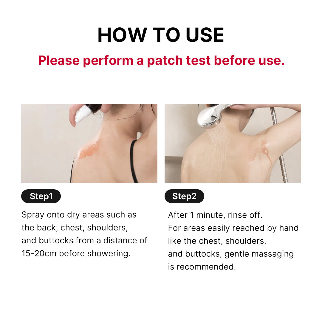 Medicube Red Acne Body Peeling Shot 2.0 110gm | Exfoliating Spray