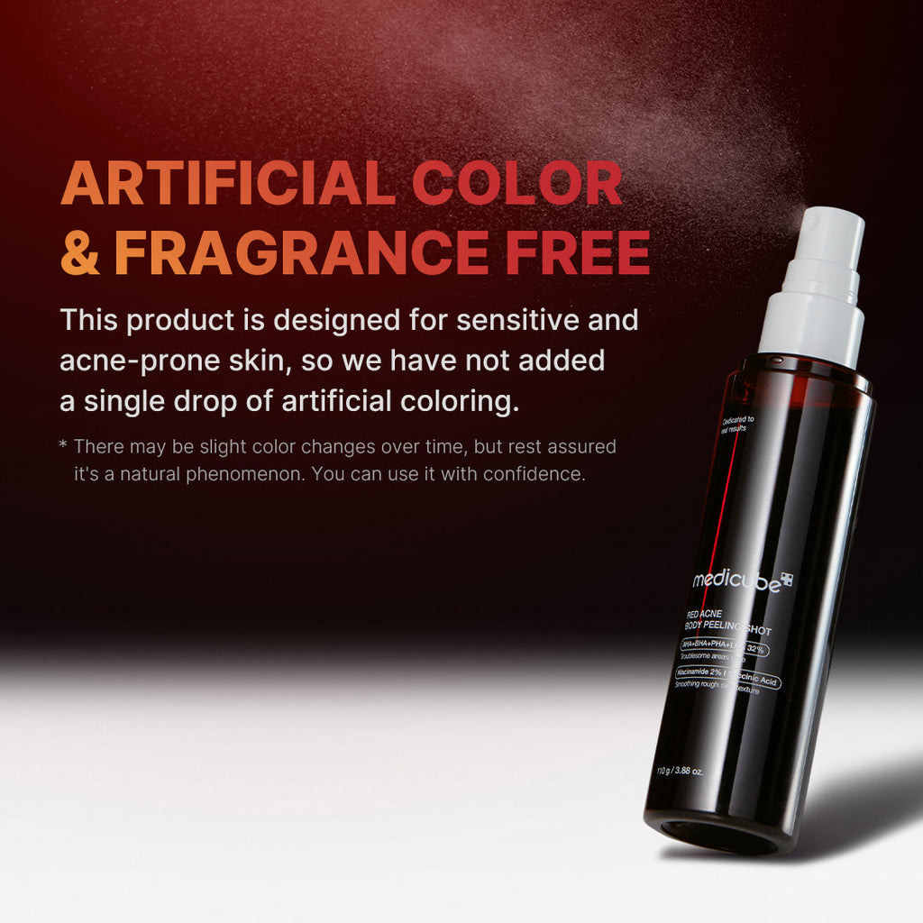 Medicube Red Acne Body Peeling Shot 2.0 110gm | Exfoliating Spray