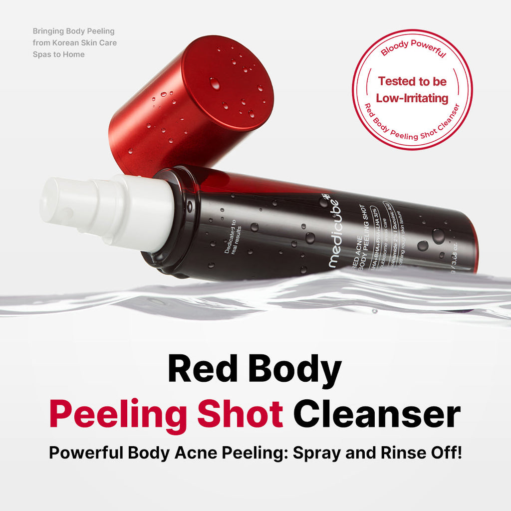 Medicube Red Acne Body Peeling Shot 2.0 110gm | Exfoliating Spray