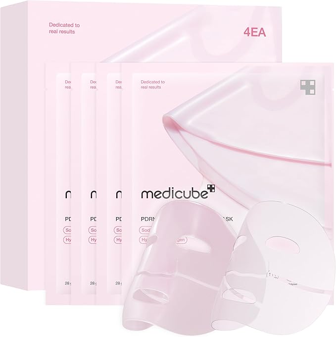 Medicube PDRN Pink Collagen Gel Mask (Set of 4pc) | Elasticity & Glow Care