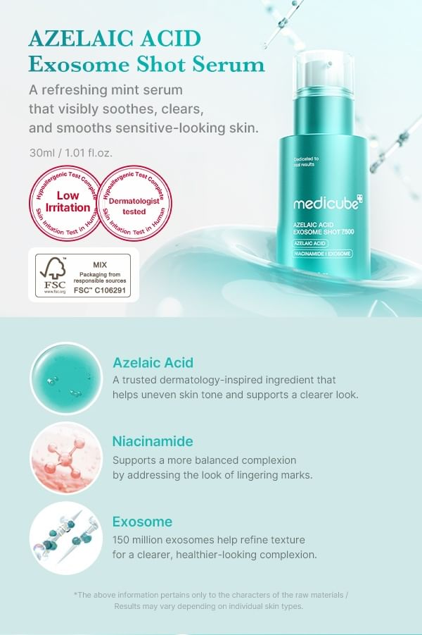 Medicube Azelaic Acid Exosome Shot 7500 30ml