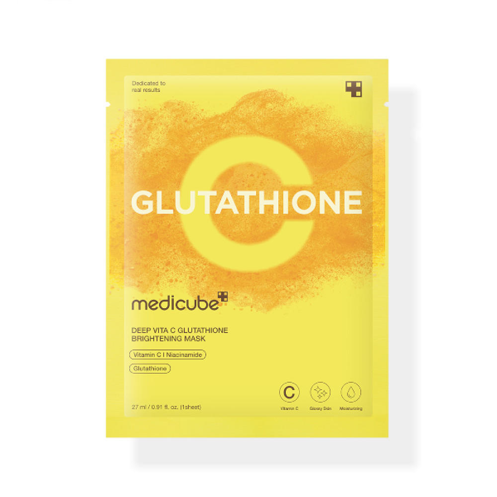 Medicube Deep Vita C Glutathione Brightening Mask 27ml (1 piece)