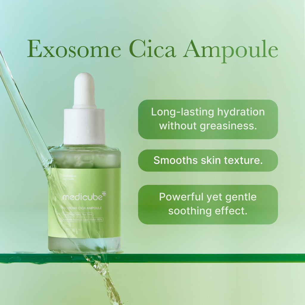 Medicube Exosome CICA Ampoule 30ml | Soothing & Hydrating Care