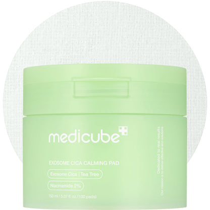 Medicube Exosome CICA Calming Pads 100pc | Soothing Toner Pads