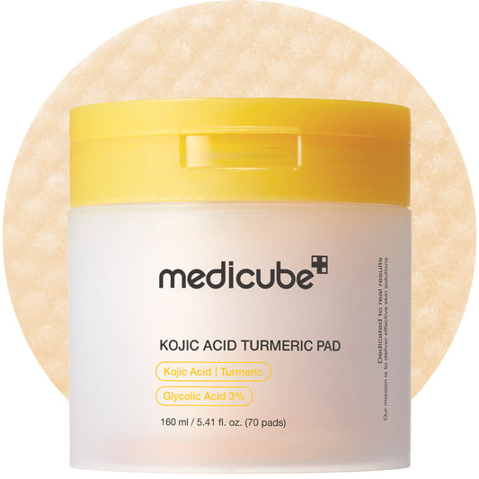 Medicube Kojic Acid Turmeric Pads  70pcs | Dark Spot & Texture Care