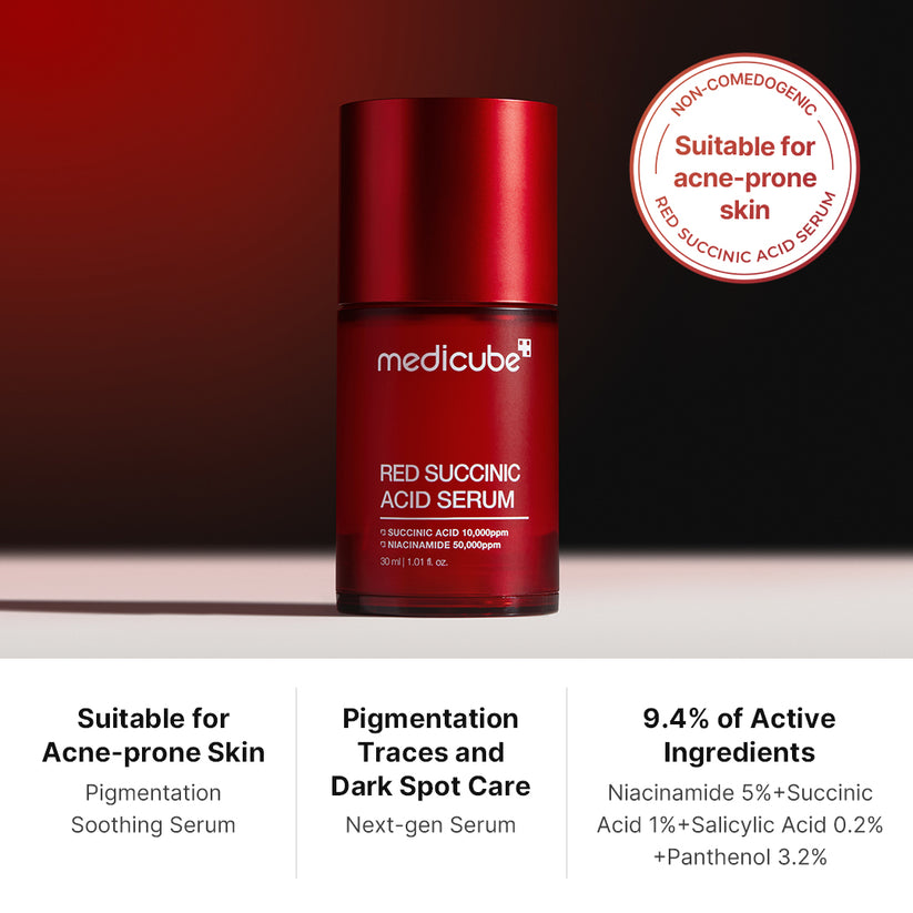 Medicube Red Succinic Acid Clarifying Serum 30ml | Acne & Spot Care