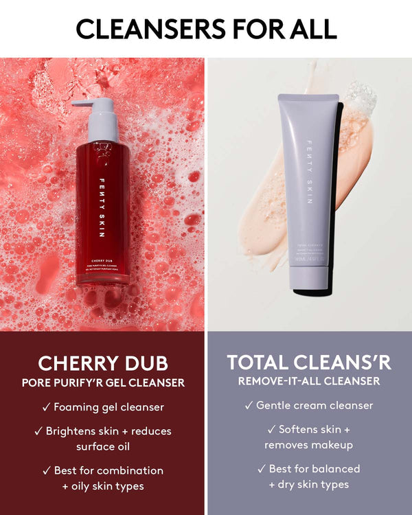 Cherry Dub Pore Purify'r Gel Cleanser with Niacinamide + Aloe Juice